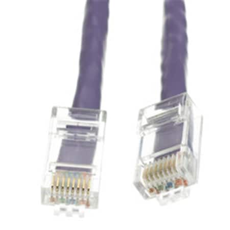 Cable Wholesale Cat6 Purple Ethernet Bootless Patch Cable, 10 ft. 10X8-14110